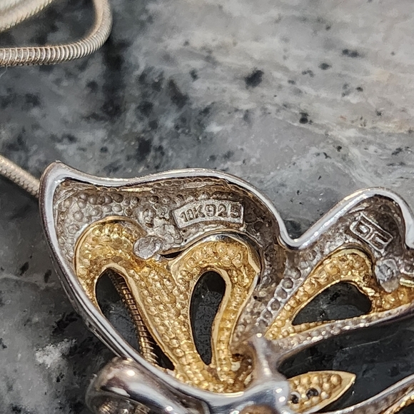 Coleman Butterfly Fine Jewelry 10k 12k 925 Bundle Ring Necklace Bracelet Size OS - Picture 6 of 14